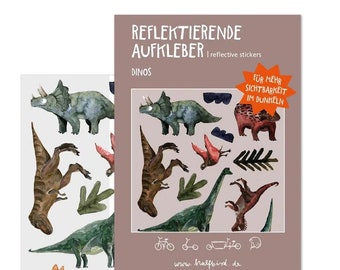 Halfbird reflektierende Aufkleber "DINO"