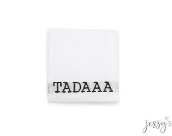 Jessy Sewing Etikett "TADAAA"  - 5er Set