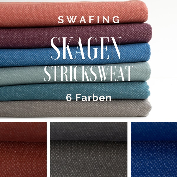 Swafing SKAGEN Stricksweat  in 6 Farben - ab 50 cm