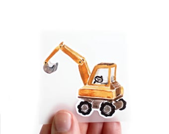 Halfbird iron-on transfer "Excavator"