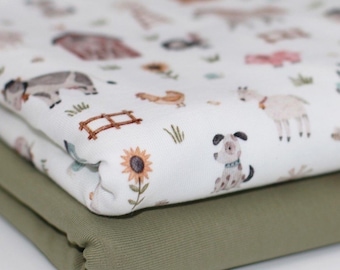 Cotton Jersey FARM - from 50 cm | OEKO-TEX certified fabric for clothing & accessories