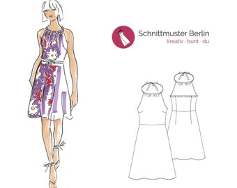 Kleid AIMEE - Papierschnittmuster von Schnittmuster Berlin - Gr. 34 - 46 auf Papierbogen
