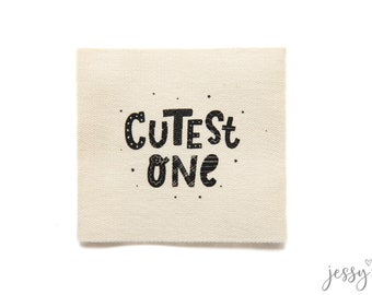 Jessy Sewing Baumwolllabel "Cutest One"  - 3er Set