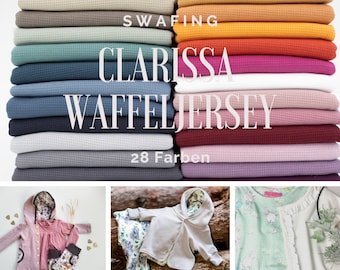 Waffeljersey aus 100 Baumwolle in 28 Farben ab 50 cm