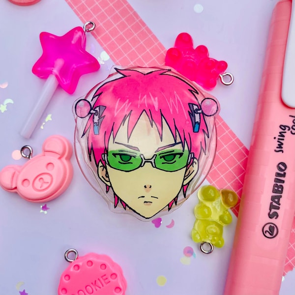 Saiki K Hair Clips Etsy UK