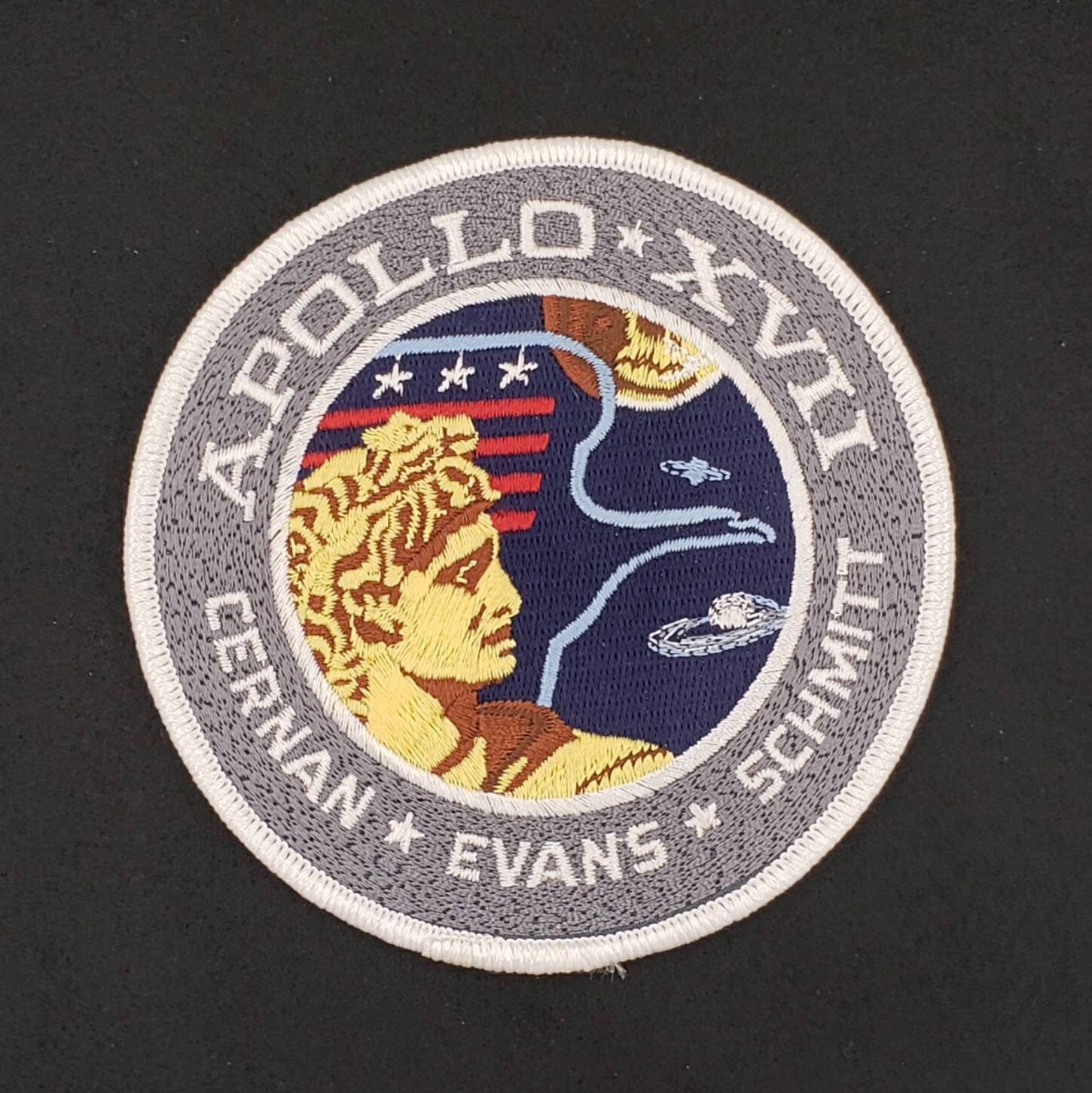 Official 4 NASA Apollo 17 Moon Mission Patch. - Etsy Norway