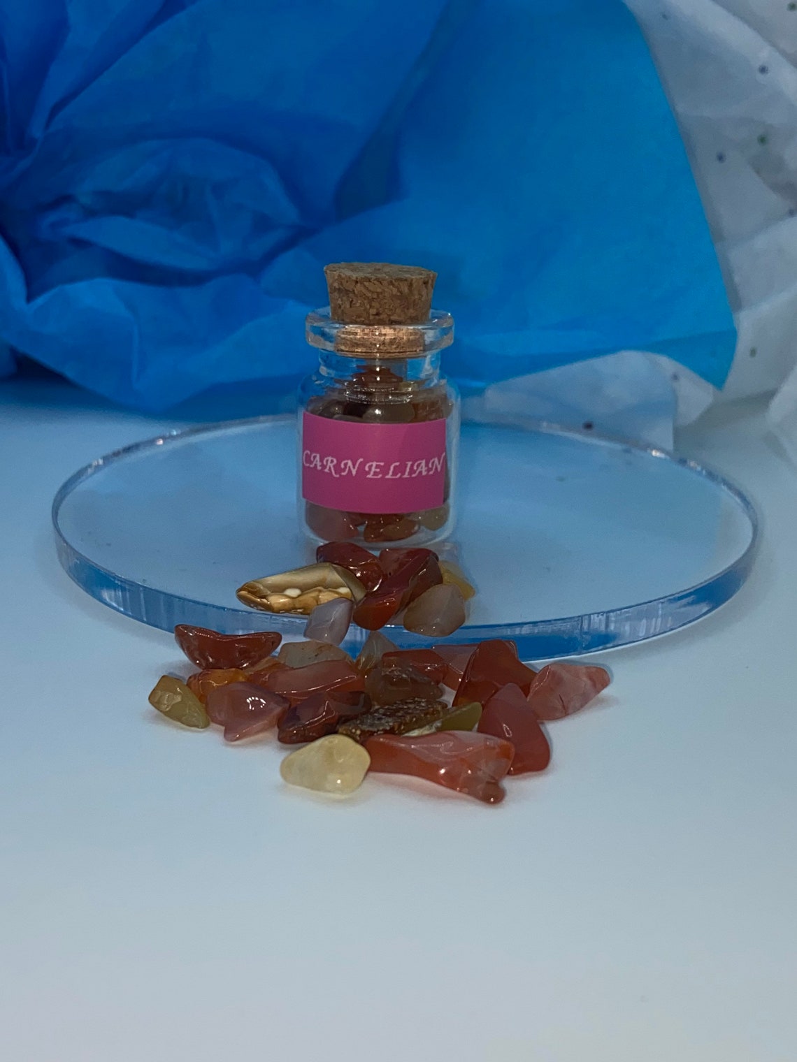 Gemstone Jars Meditation Crystal Jars Crystal Altar Tools Etsy