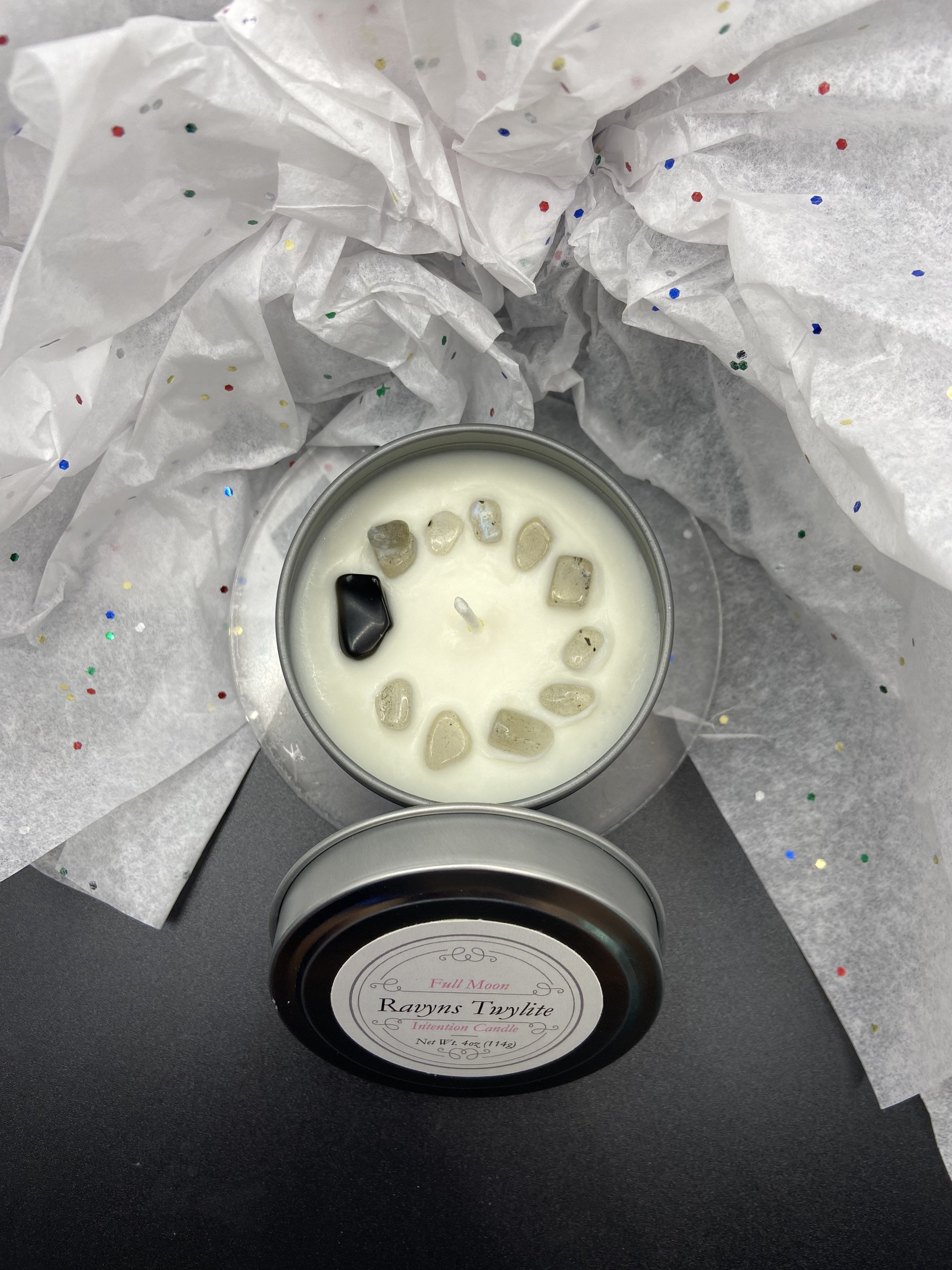 Full moon Intention Candle Full Moon Spell Candle Full Etsy