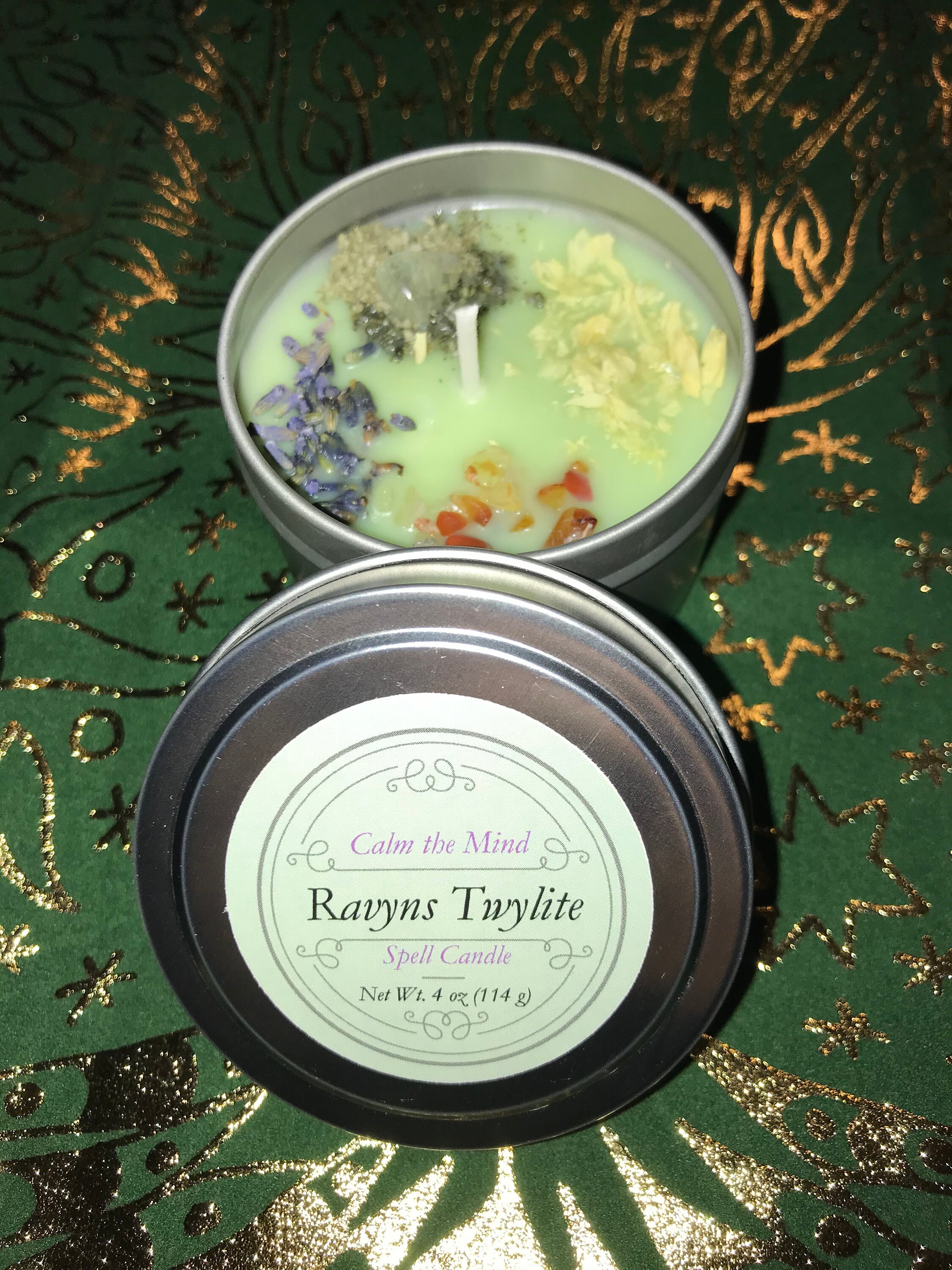 100 g. Calm the Mind Altar Kerze Lavendel Beruhigende Kerze Etsy