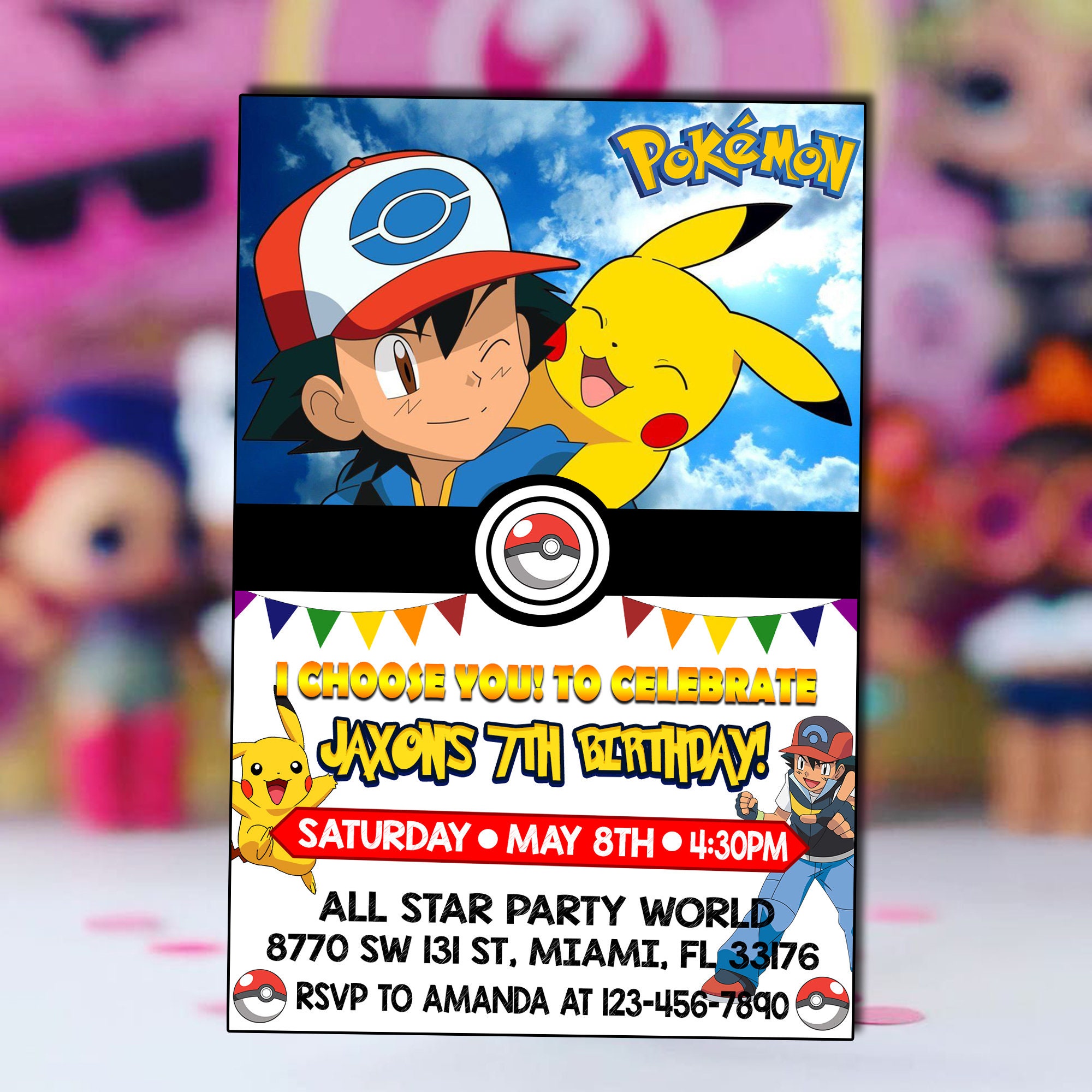 birthday-stunning-pokemon-pikachu-birthday-party-invitation-pokemon-8th-bday-party-invite