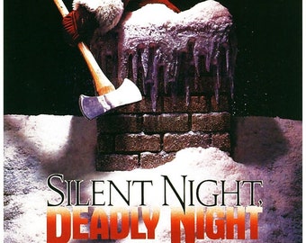 Silent Night Deadly Night Movie Poster Christmas Horror Slasher