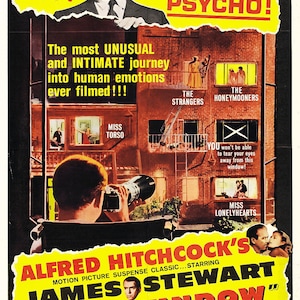 REAR WINDOW Movie Poster 1954