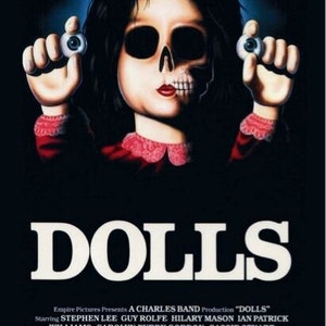 DOLLS Movie Poster Horror 80&#39;s