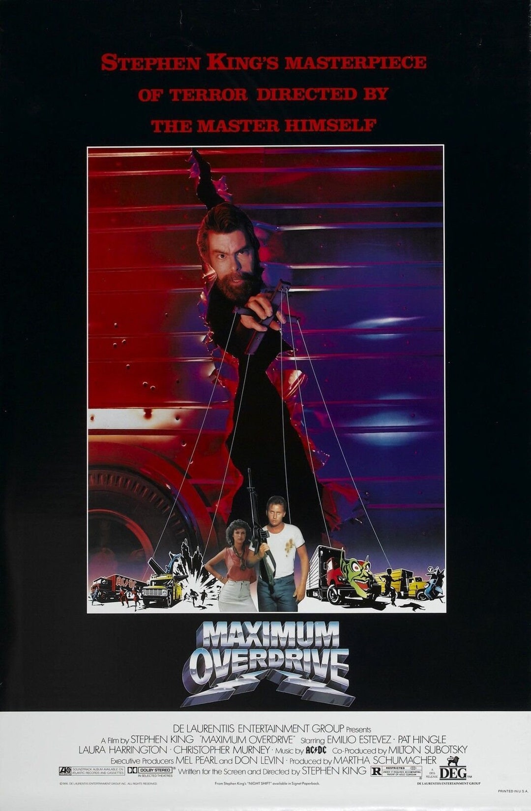 MAXIMUM OVERDRIVE Movie Poster - Etsy