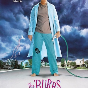 THE BURBS Movie Poster Horror Comedy Cult Classic