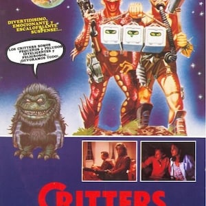 CRITTERS Movie Poster (1986) Sci Fi Horror 80&#39;s