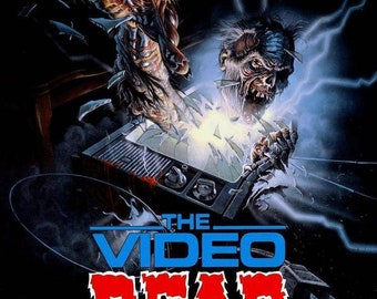 The Video Dead Movie Poster Horror 80'S Rare Vhs Zombies