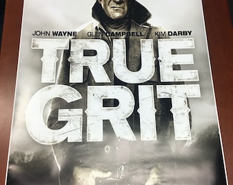 TRUE GRIT Movie POSTER 24x36 Western John Wayne