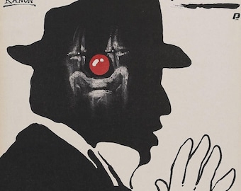 8 1/2 Movie Poster Federico Fellini Czech Polish Rare Art