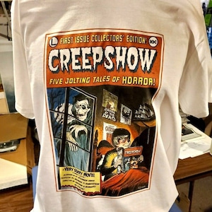 Creepshow &quot;Comic Book&quot; Movie Shirt - White Tee