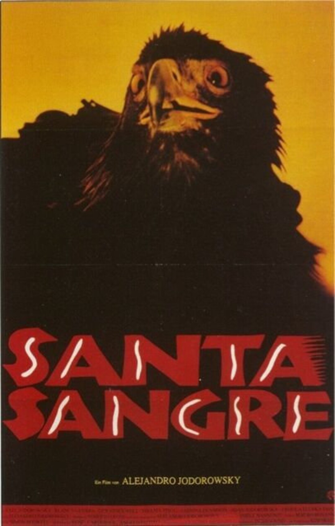 SANTA SANGRE Movie Poster Alexandro Jodorowosky El Topo Holy