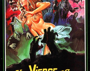 A Virgin Among The Living Dead Movie Poster Rare Horror Zombies