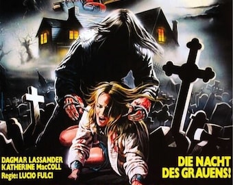House By The Cemetery Movie Poster Horror Gore Lucio Fulci