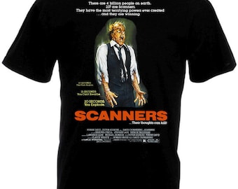 Scanners 1981 Horror Movie T SHIRT
