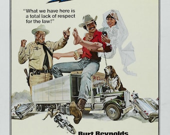 Póster de la película Smokey y el bandido de los años 70