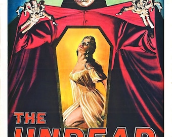 The Undead Movie POSTER (1957) Fantasy, Horror