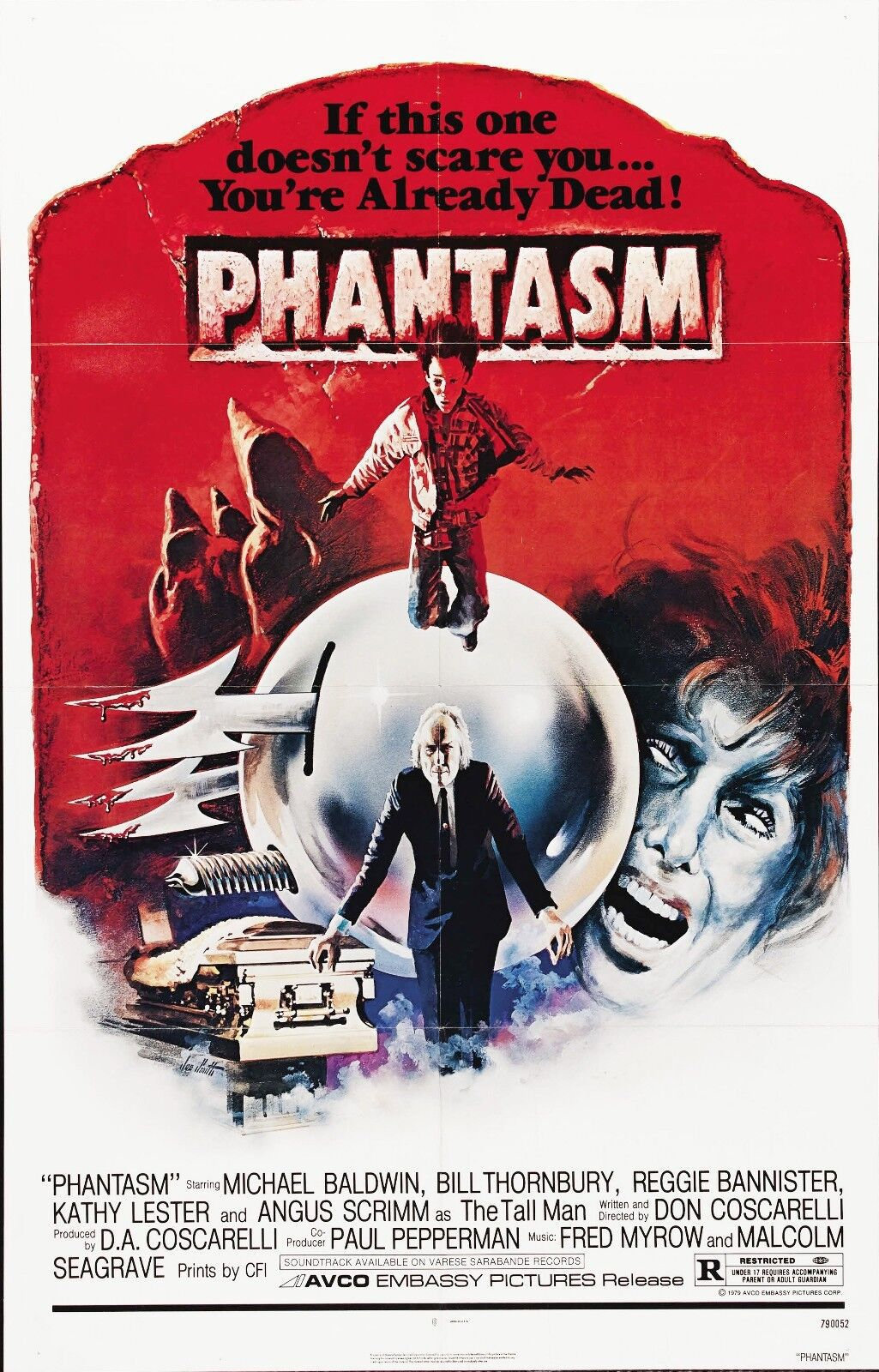 PHANTASM Movie Poster the Tall Man Horror - Etsy