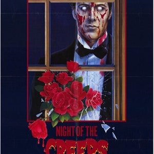 Night Of The Creeps Movie Poster Horror Slasher 80&#39;S Vhs