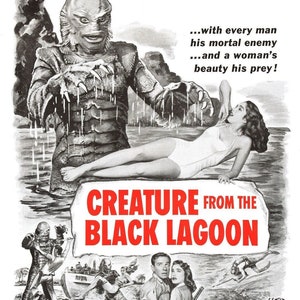 Creature from the Black Lagoon 1954 Adventure / Horror Movie POSTER