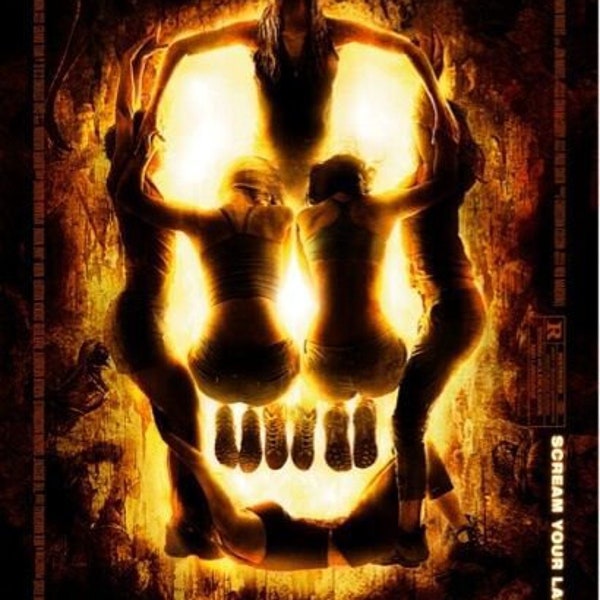 THE DESCENT Movie Poster Horror Skull