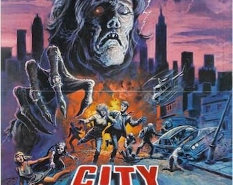 La ciudad de los muertos vivientes Póster de la película Horror Zombies