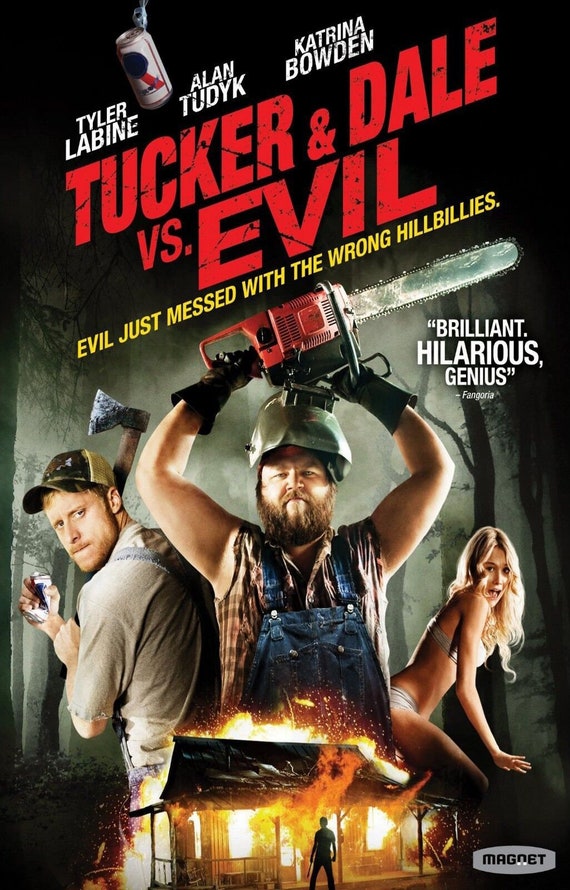 Tucker and Dale Vs Evil Movie Poster Horror Comedy Zombies Dead - Etsy