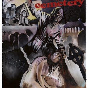 The House By The Cemetery Movie Poster 1981 Lucio Fulci