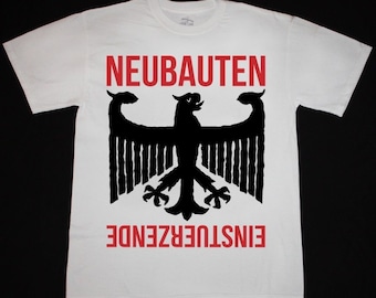 Einsturzende Neubauten Richterskala 1987 Industrial Blixa S-XXL NEW White TShirt
