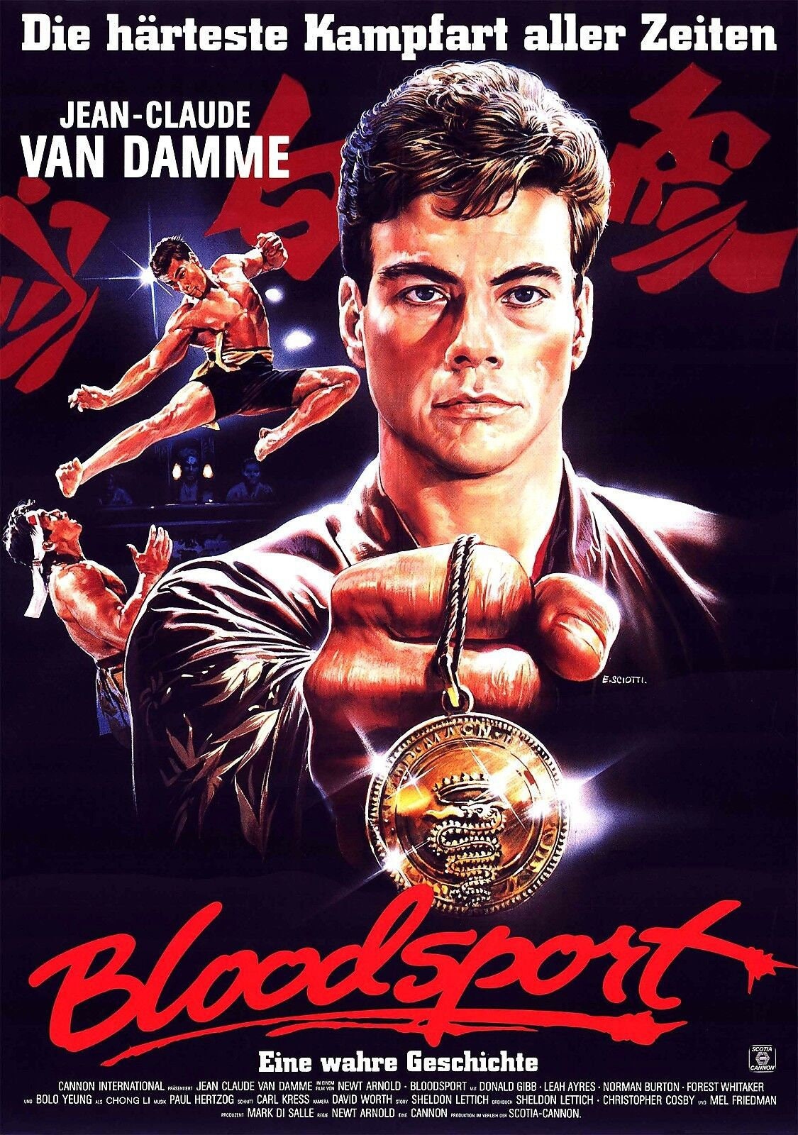 BLOODSPORT Movie Poster - Etsy, image size:1125x1600