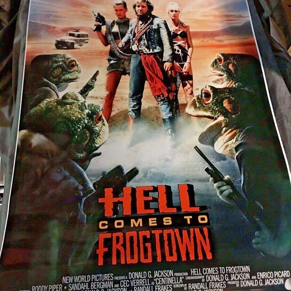 Hell Comes To Frogtown Movie Poster 24X36 Inches 1988 Roddy Piper