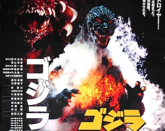 Godzilla Vs. Destoroyah 1995 LAMINATED Toho Japanese Chirashi