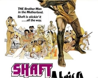 Póster de la película SHAFT IN AFRICA (Blaxploitation)