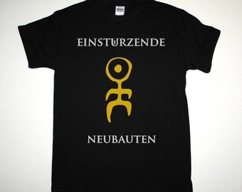Einstürzende Neubauten Band Logo Blixa Bargeld Coil Industrial NEW Black T-Shirt