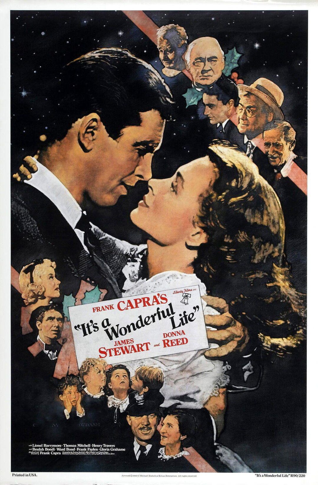 It's A Wonderful Life Movie Poster 1942 Christmas - Etsy