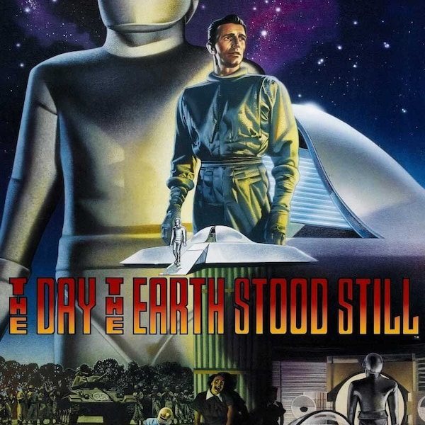 The Day the Earth Stood Still Movie POSTER (1951) Science fiction