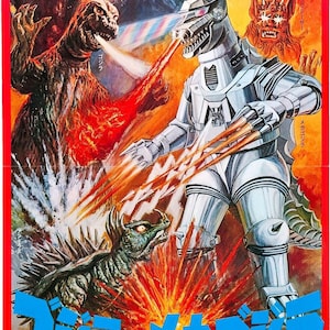 GODZILLA vs MECHAGODZILLA Movie Poster Gojira Japanese