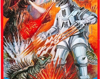 GODZILLA vs MECHAGODZILLA Movie Poster Gojira Japanese