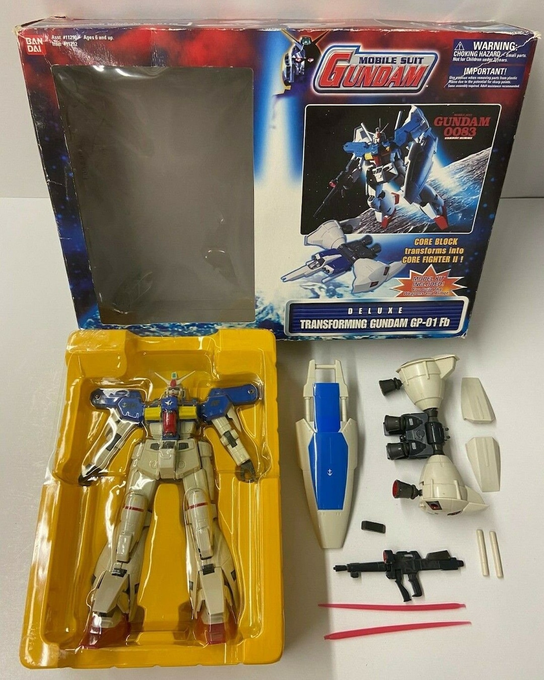 Loose Transforming Gundam GP-01 Fb (deluxe) With Box