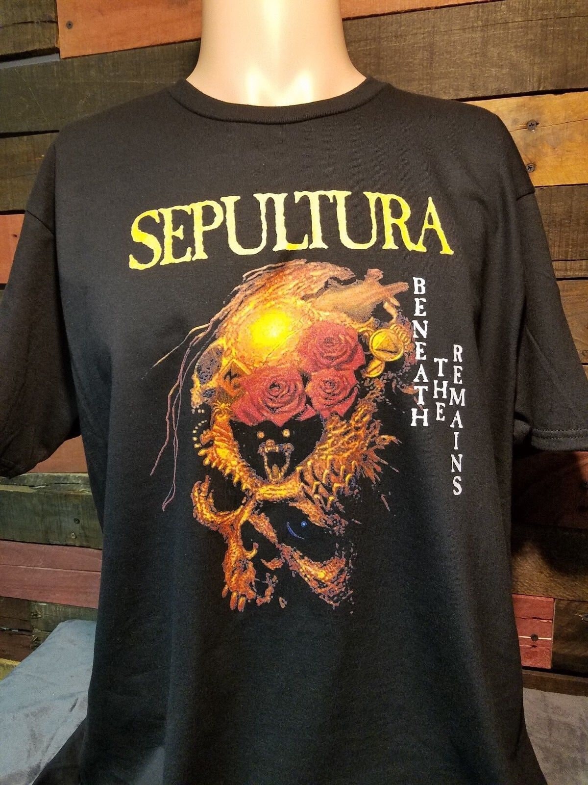 Sepultura Beneath the Remains Black T-shirt - Etsy Sepultura Beneath the Remains Black T-shirt - Etsy