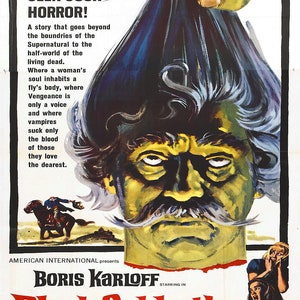BLACK SABBATH Movie Poster 1963 Boris Karloff Horror Classic